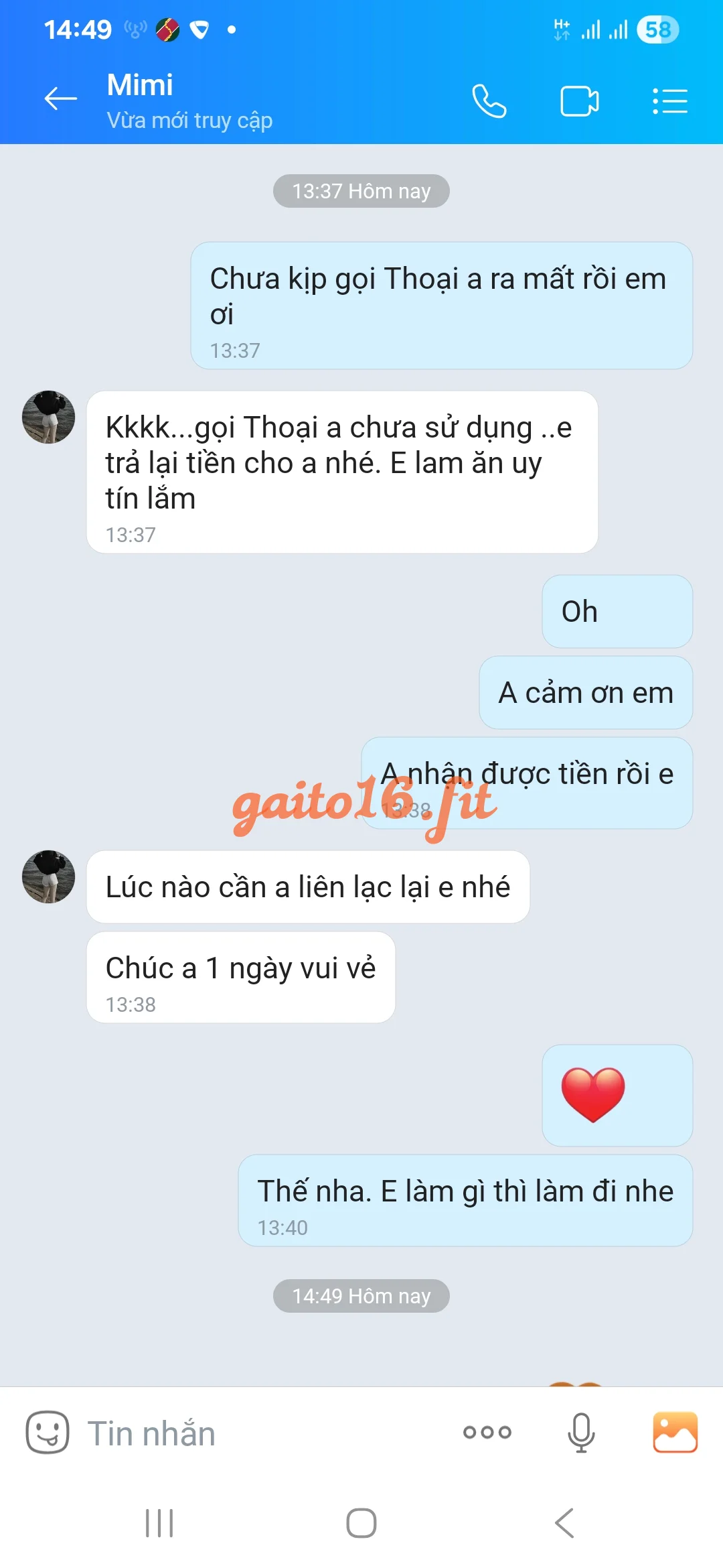 Ảnh đánh giá gái gọi